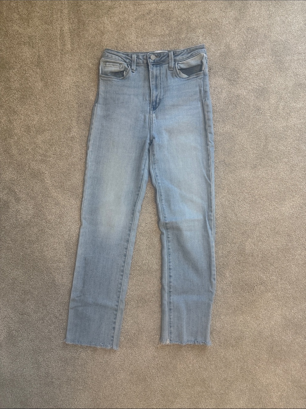 Just Black Light Blue Straight Leg Jeans